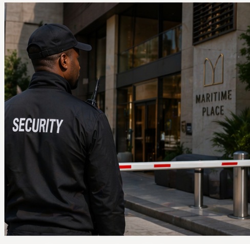 24 hour security service at Maritime Place