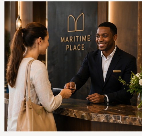 Guest support service at Maritime Place