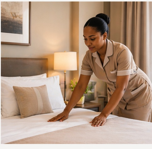 Housekeeping service at Maritime Place